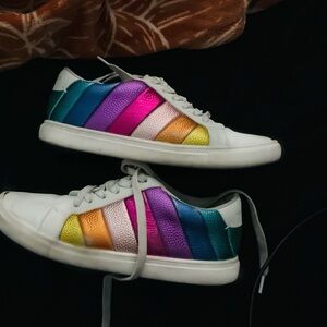 Colorful Striped Sneakers
